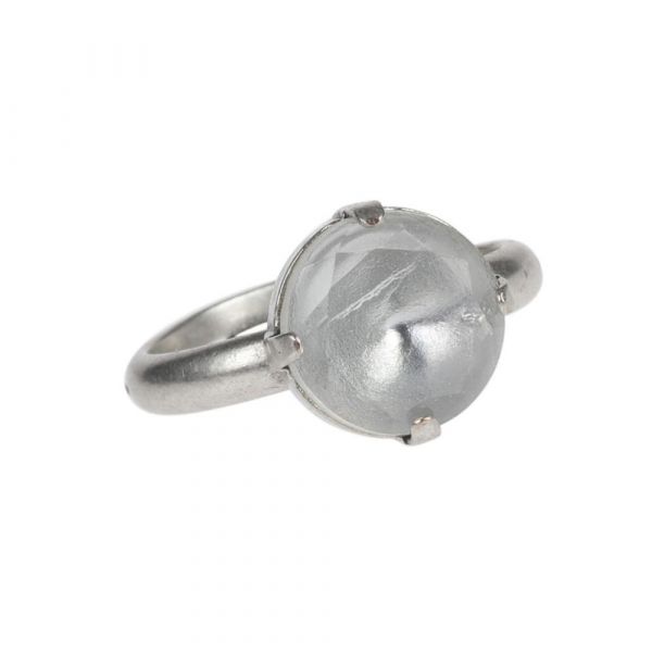 CAMPS & CAMPS | Ring Tiny Shiny Silver Leaf